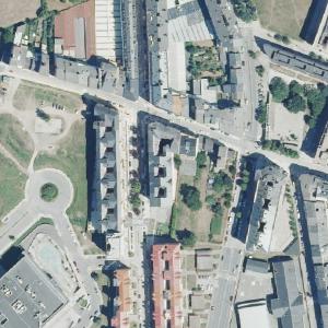 La parcela hoy: edificio