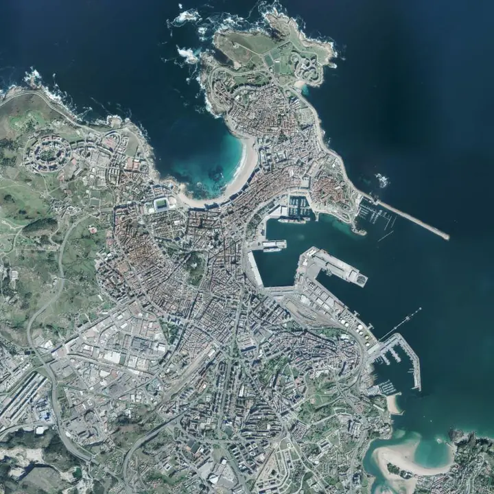 Ortofoto de A Coruña