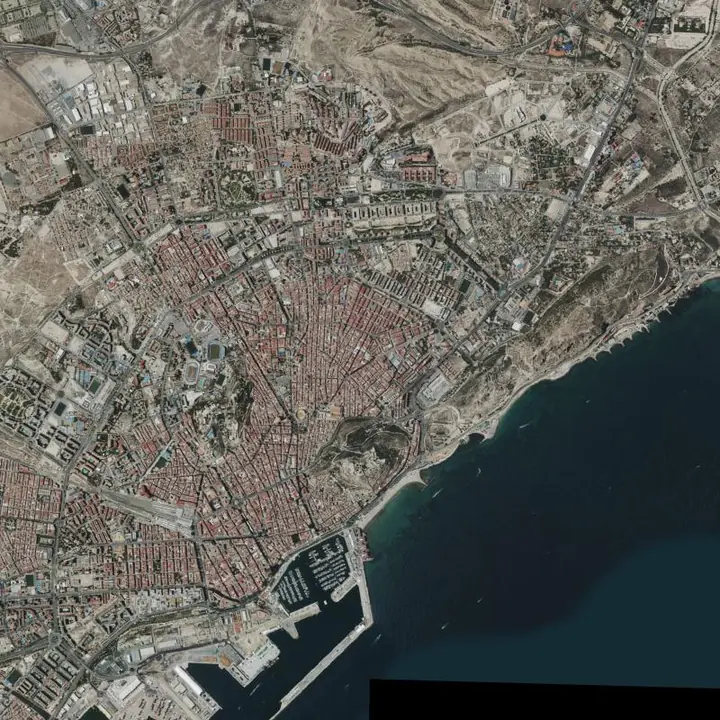 Ortofoto de Alicante