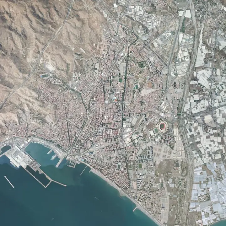 Ortofoto de Almería