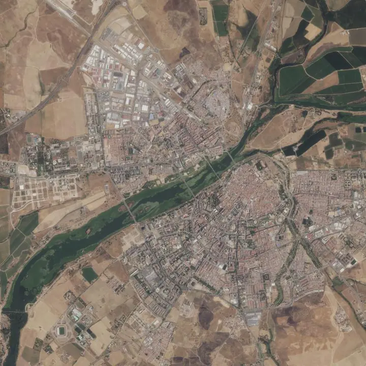 Ortofoto de Badajoz