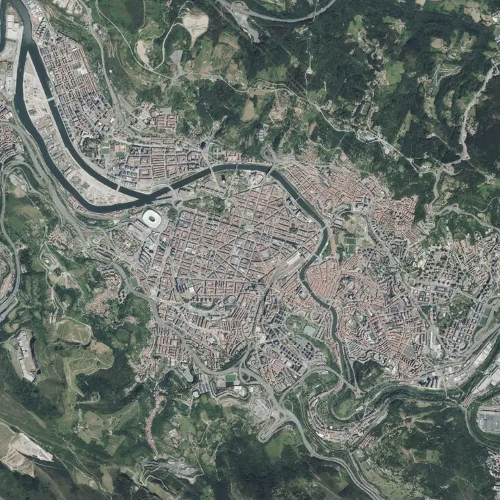 Ortofoto de Bilbao