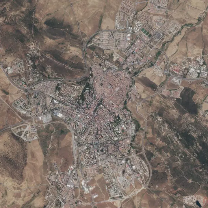 Ortofoto de Cáceres