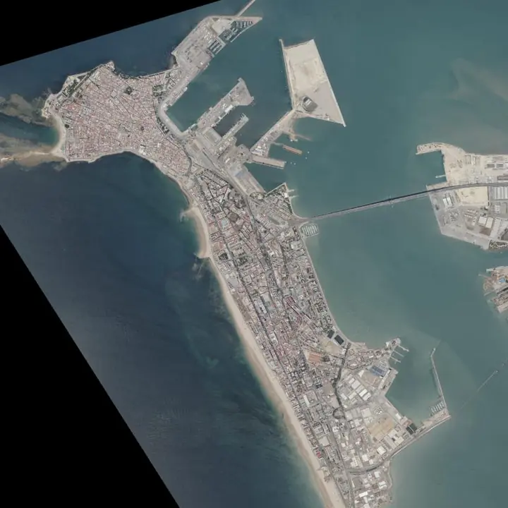 Ortofoto de Cádiz