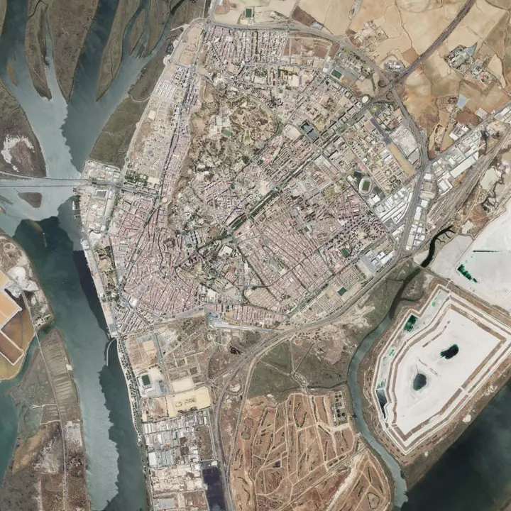 Ortofoto de Huelva