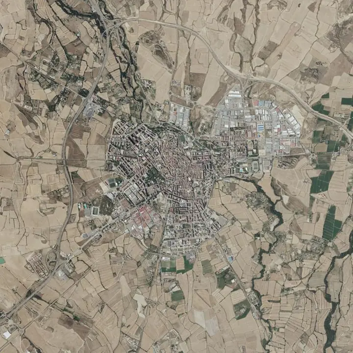 Ortofoto de Huesca