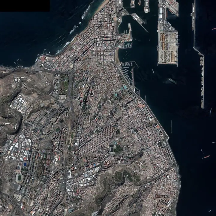 Ortofoto de Las Palmas de Gran Canaria