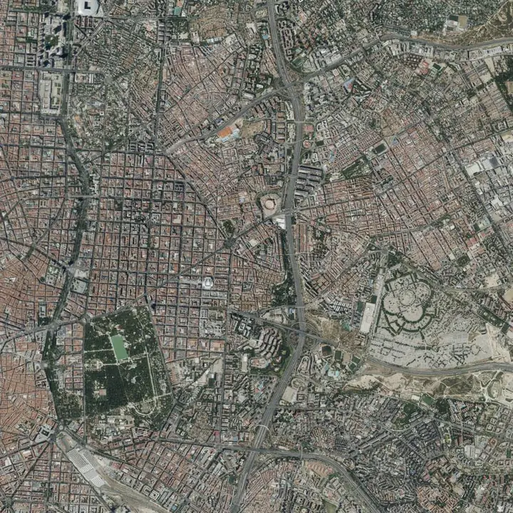 Ortofoto de Madrid