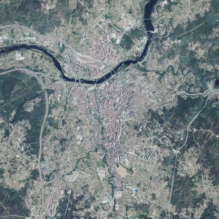 Ortofoto de Ourense