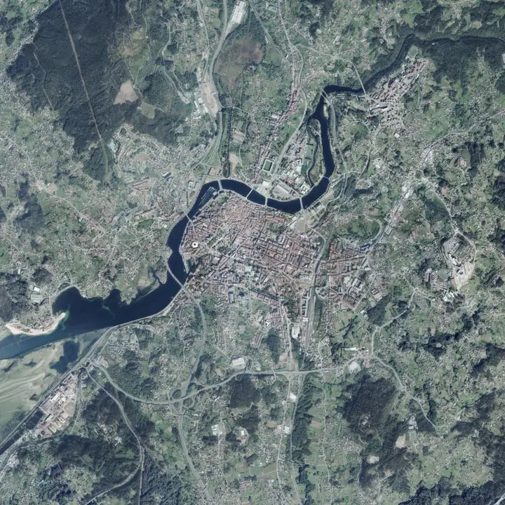 Ortofoto de Pontevedra