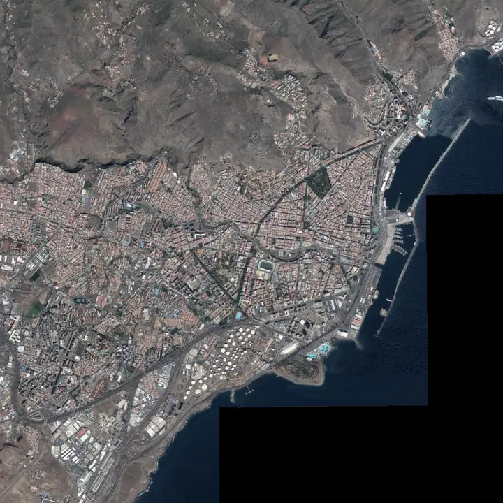 Ortofoto de Santa Cruz de Tenerife
