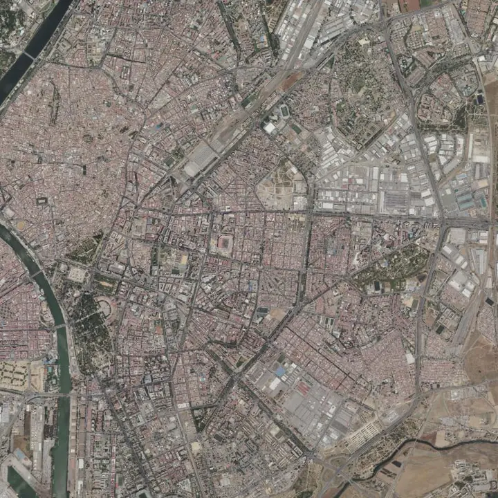 Ortofoto de Sevilla