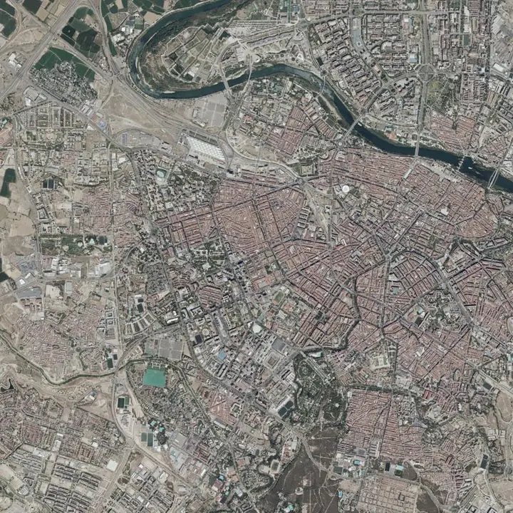 Ortofoto de Zaragoza